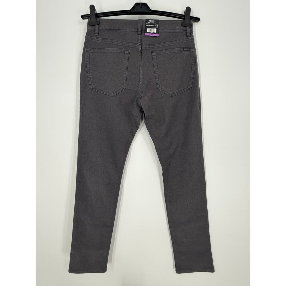 NEW Jachs New York Men’s 5-Pocket Stretch Twill Straight Gray 30/34 - Picture 3 of 12